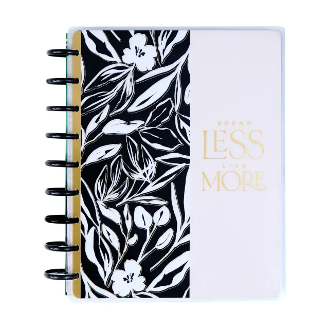 Happy Planner Sketchy Floral journal budget guidé 80 pages