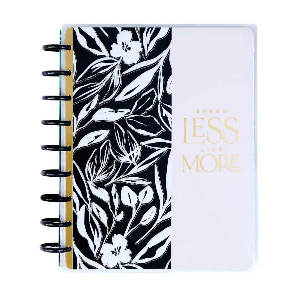 Happy Planner Sketchy Floral journal budget guidé 80 pages