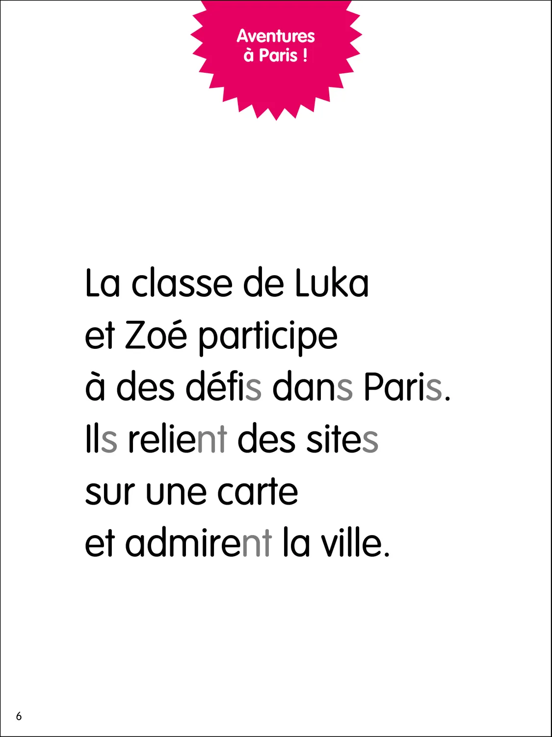 Incollables Premières lectures Tome 25 Paris Niveau 1 CP livre