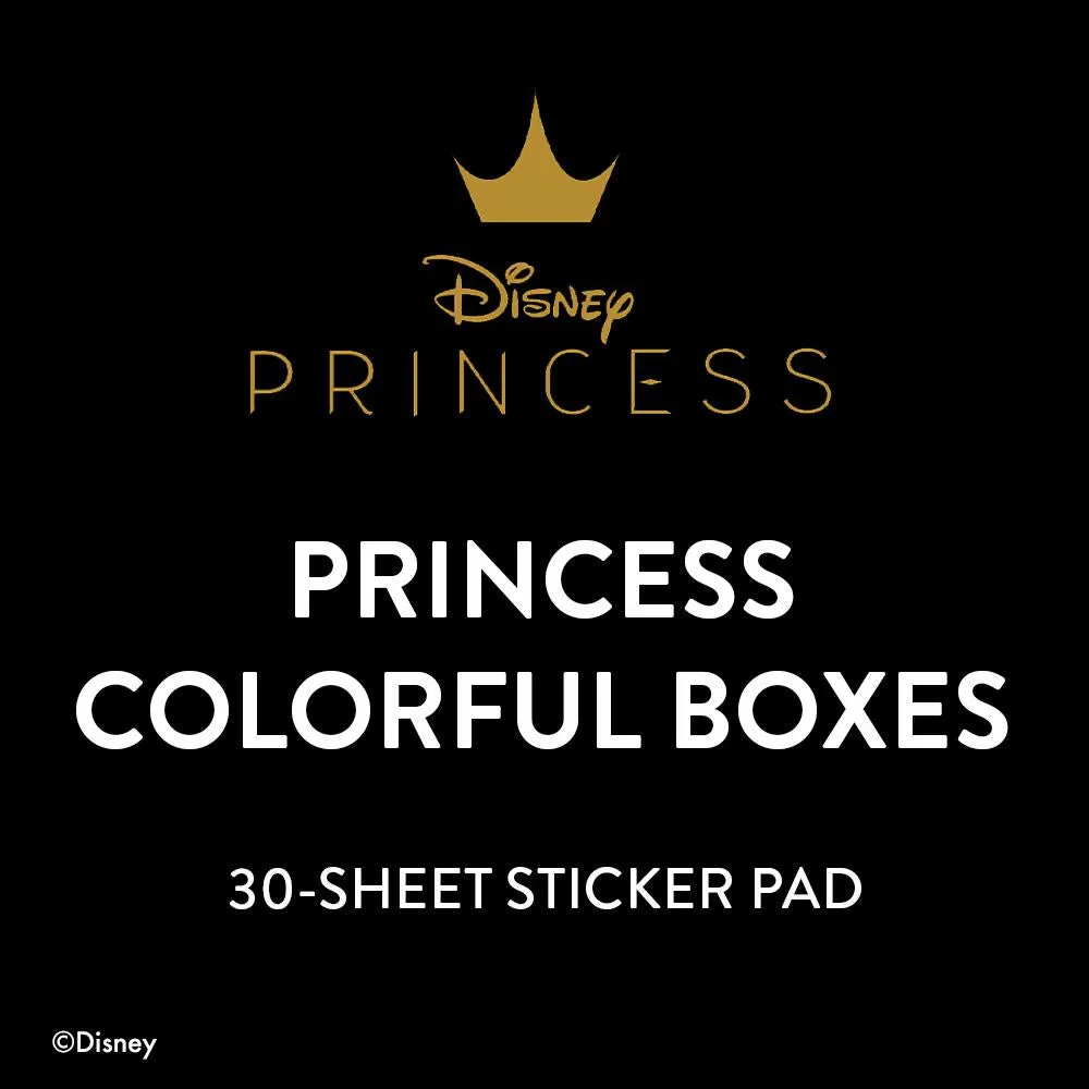 Happy Planner Disney Princess Colorful Boxes stickers 384