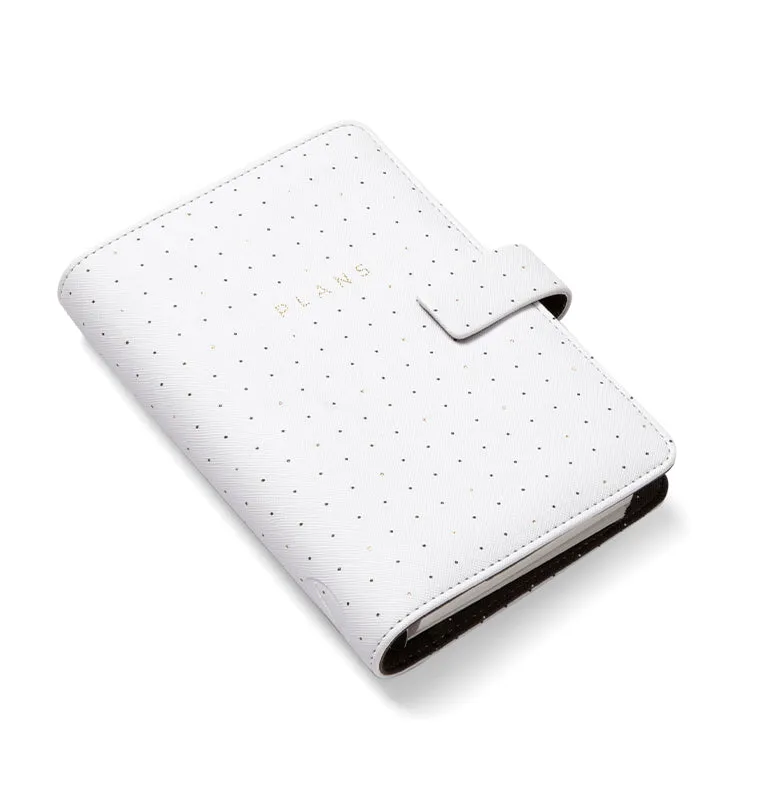 Filofax Moonlight Personal organiseur blanc doré