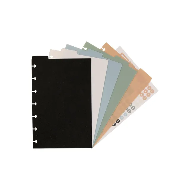 Happy Planner Neutrals Mini intercalaires plastique neutres x5
