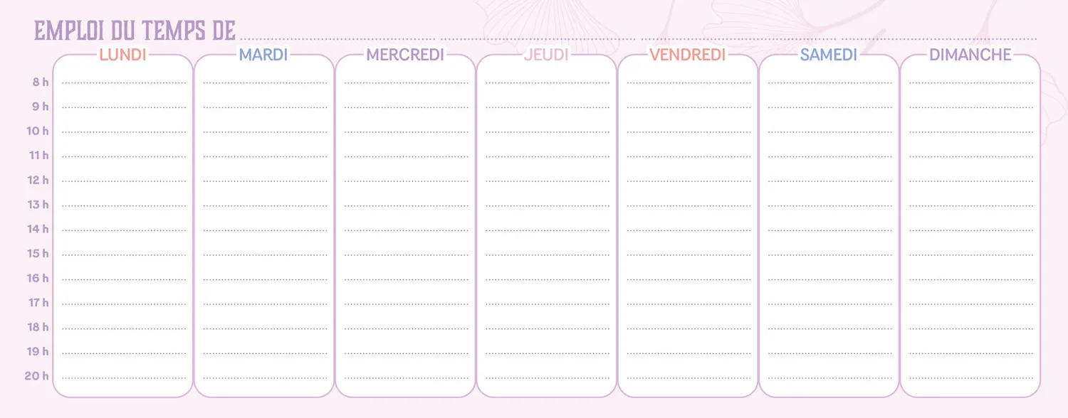 Frigobloc Hebdomadaire à refermer calendrier 2027 famille