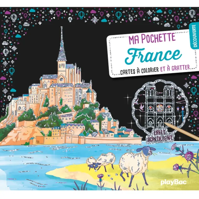 Frigobloc Ma pochette France cartes à gratter et coloriages