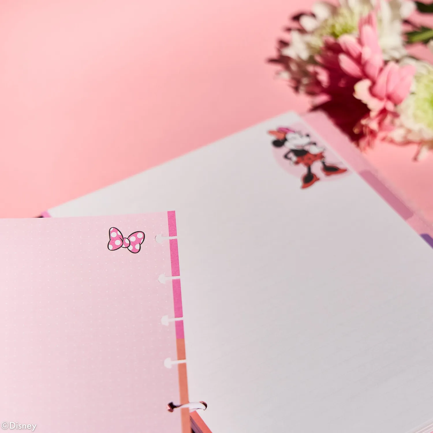 Happy Planner Minnie Bow Happy recharge agenda Classic 40 feuilles pointillés