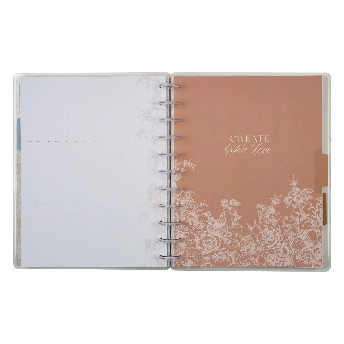 Happy Planner Love Blooms journal photo mariage Big 80 feuilles