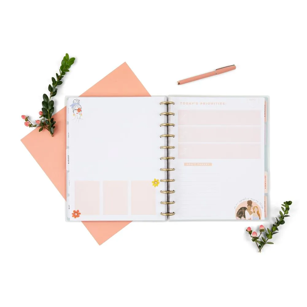 Happy Planner Spoonful of Faith Big recharge agenda 40 feuilles priorités