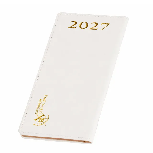 Poprun CEMLGR7-27 mini agenda mensuel poche ivoire 2027