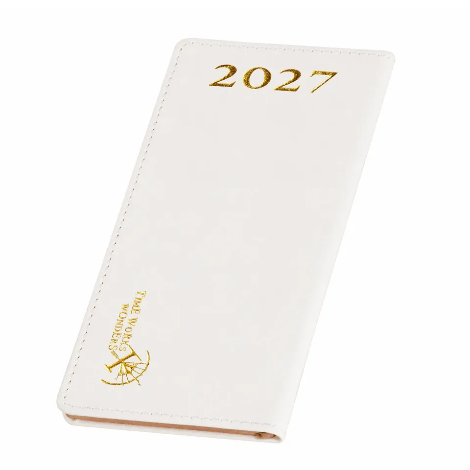 Poprun CEMLGR7-27 mini agenda mensuel poche ivoire 2027