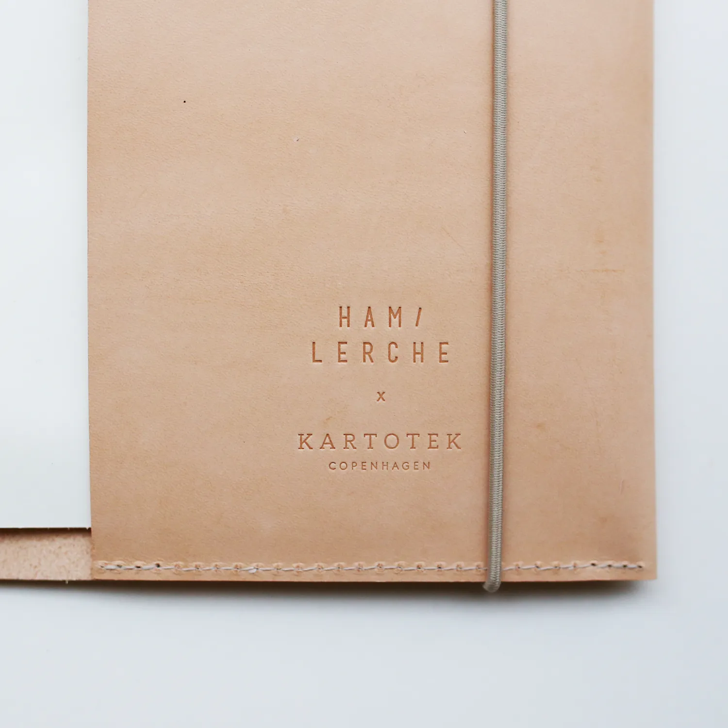 Kartotek Leather Case A5 pochette cuir naturel