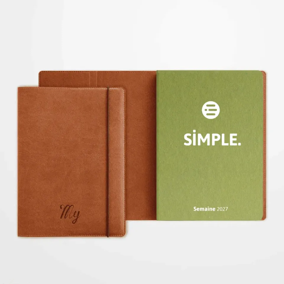 My365 Simple Semaine agenda 2027 + jaquette Zen