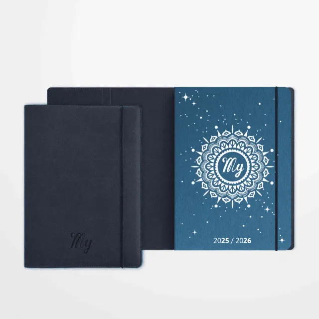 My365 My Agenda 2025 Souple A5 agenda duo sable zen noir