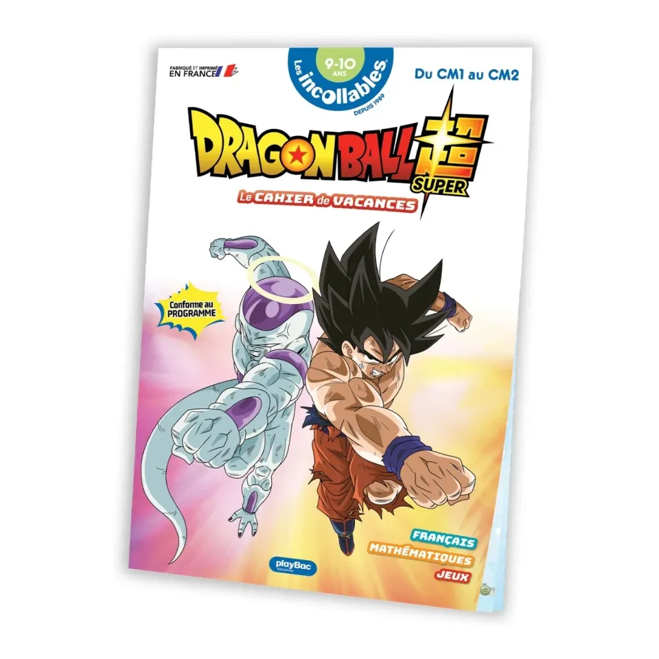 Les Incollables Dragon Ball Super CM1-CM2 cahier vacances 9-10 ans