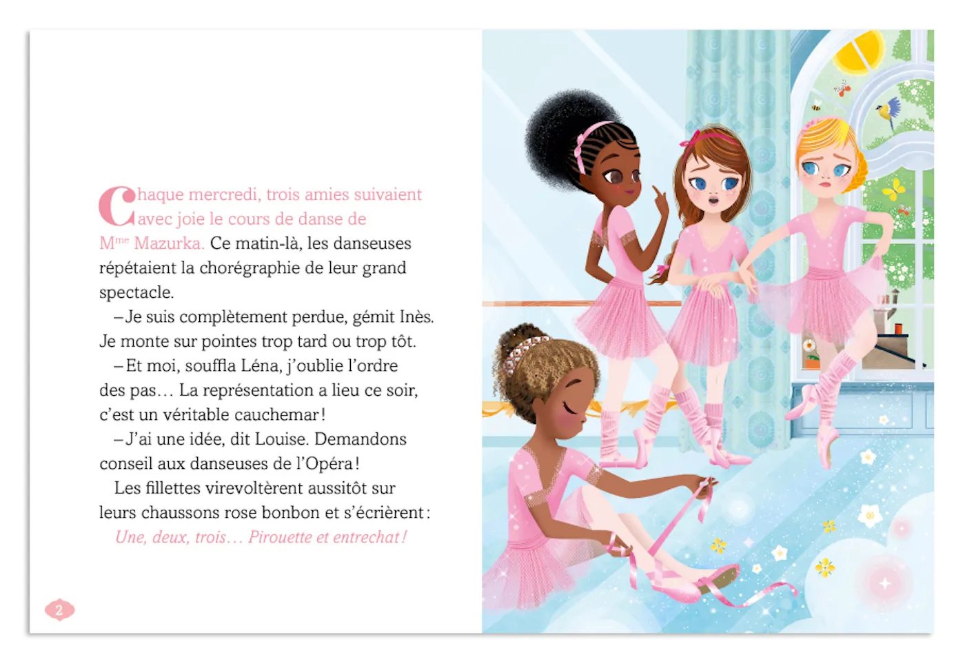 Frigobloc Une deux trois Danseuses Tome 9 Grand Spectacle roman danse