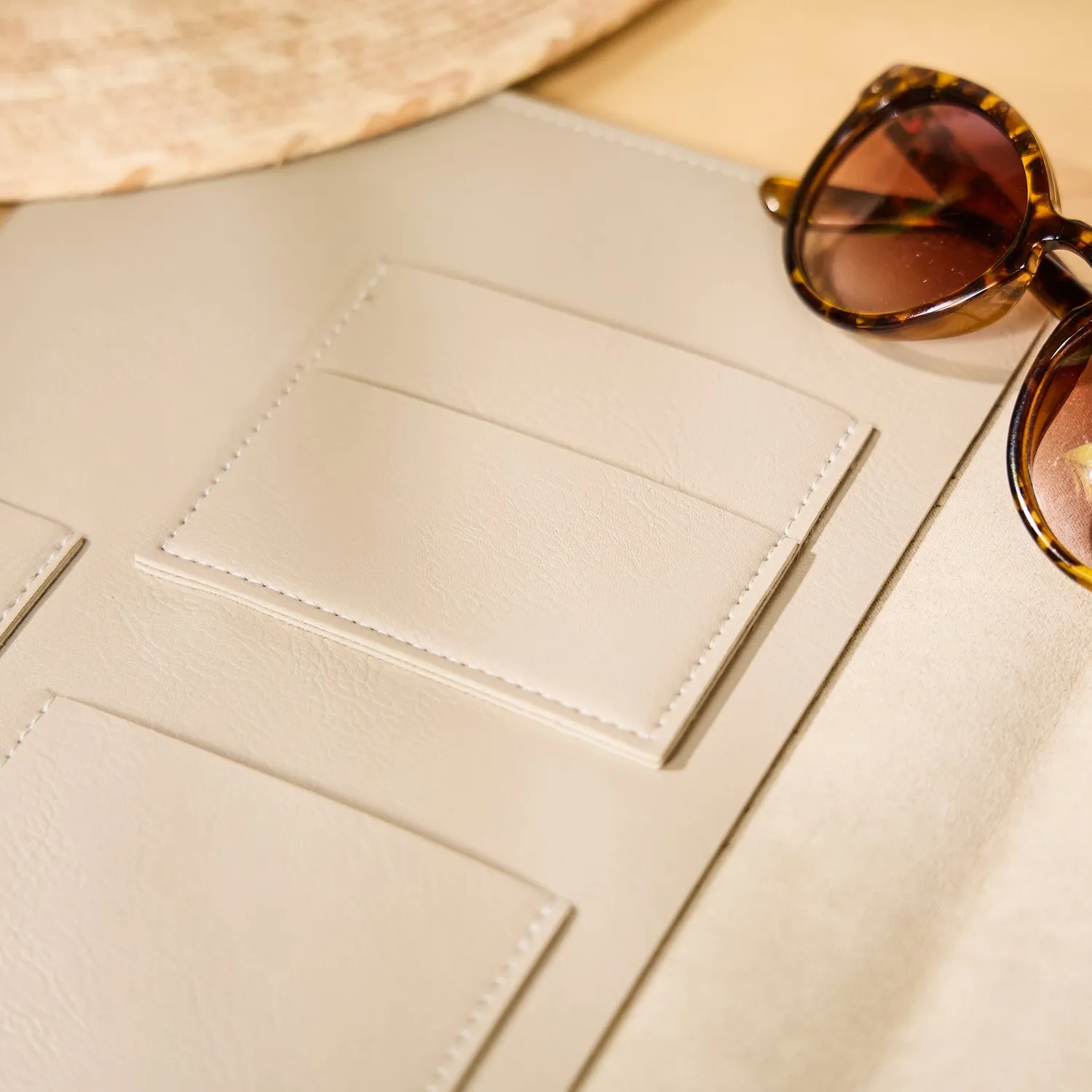 Happy Planner Deluxe Taupe housse agenda Classic simili cuir
