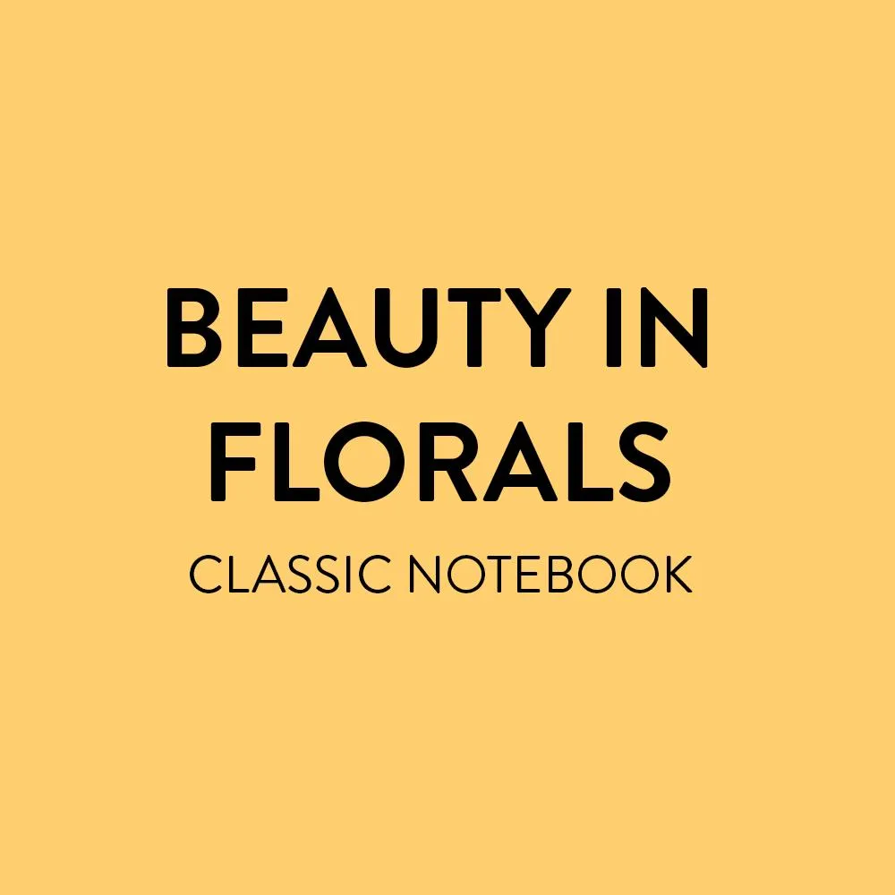 Happy Planner Beauty Florals carnet à disques ligné 60 feuilles