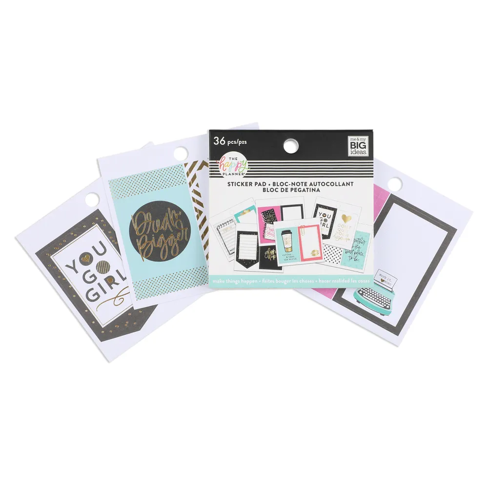 Happy Planner Make Things Happen bloc mini stickers