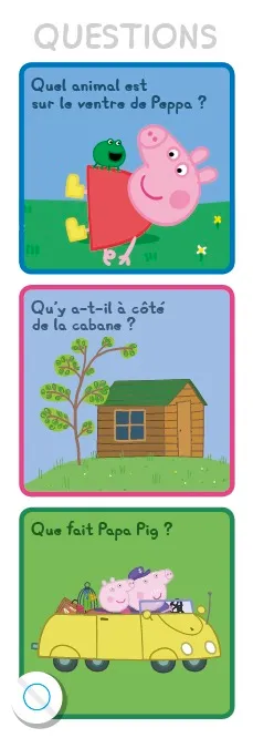 Frigobloc Incollables éventail éducatif Peppa Pig TPS-PS 120
