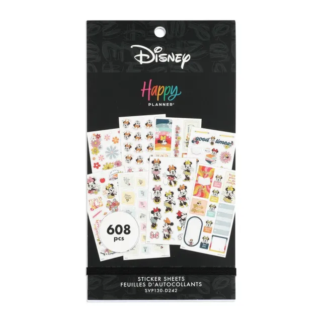 Happy Planner Disney Sunny Minnie Teacher stickers value pack 608