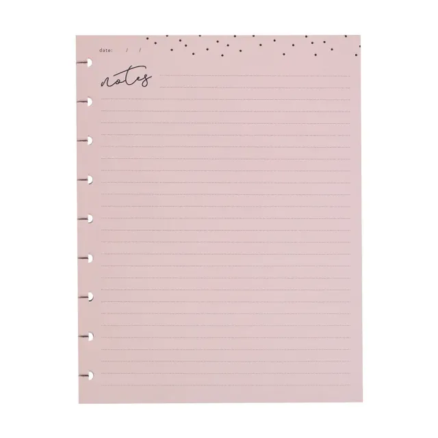 Happy Planner Simple Essentials Classic recharge papier 40 feuilles pointillées