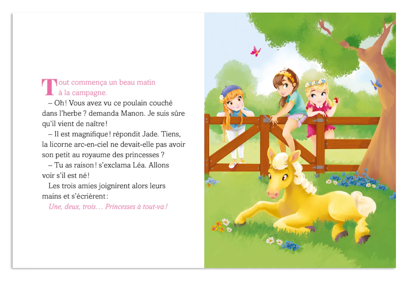 Frigobloc Une deux trois Princesses Tome 15 roman poulain