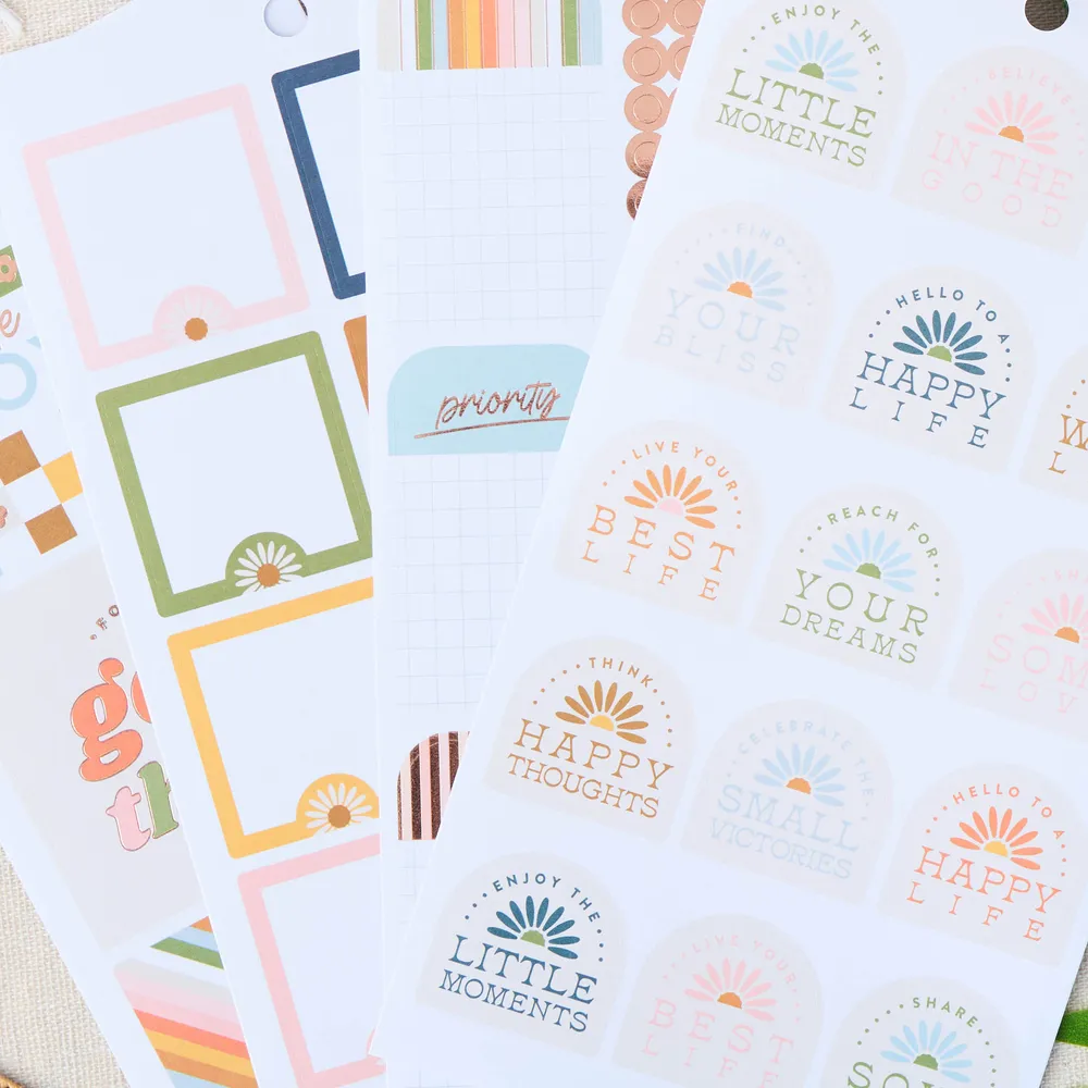 Happy Planner Simple Joys stickers Classic 30 planches washi