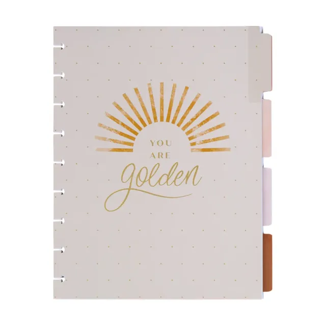 Happy Planner Golden Hour Classic Vertical recharge agenda 6 mois non datée