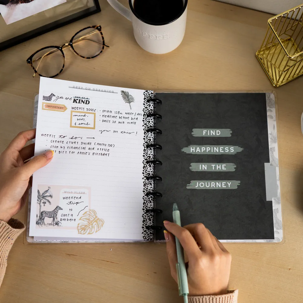 Happy Planner Wild Plans Classic carnet à disques pointillés