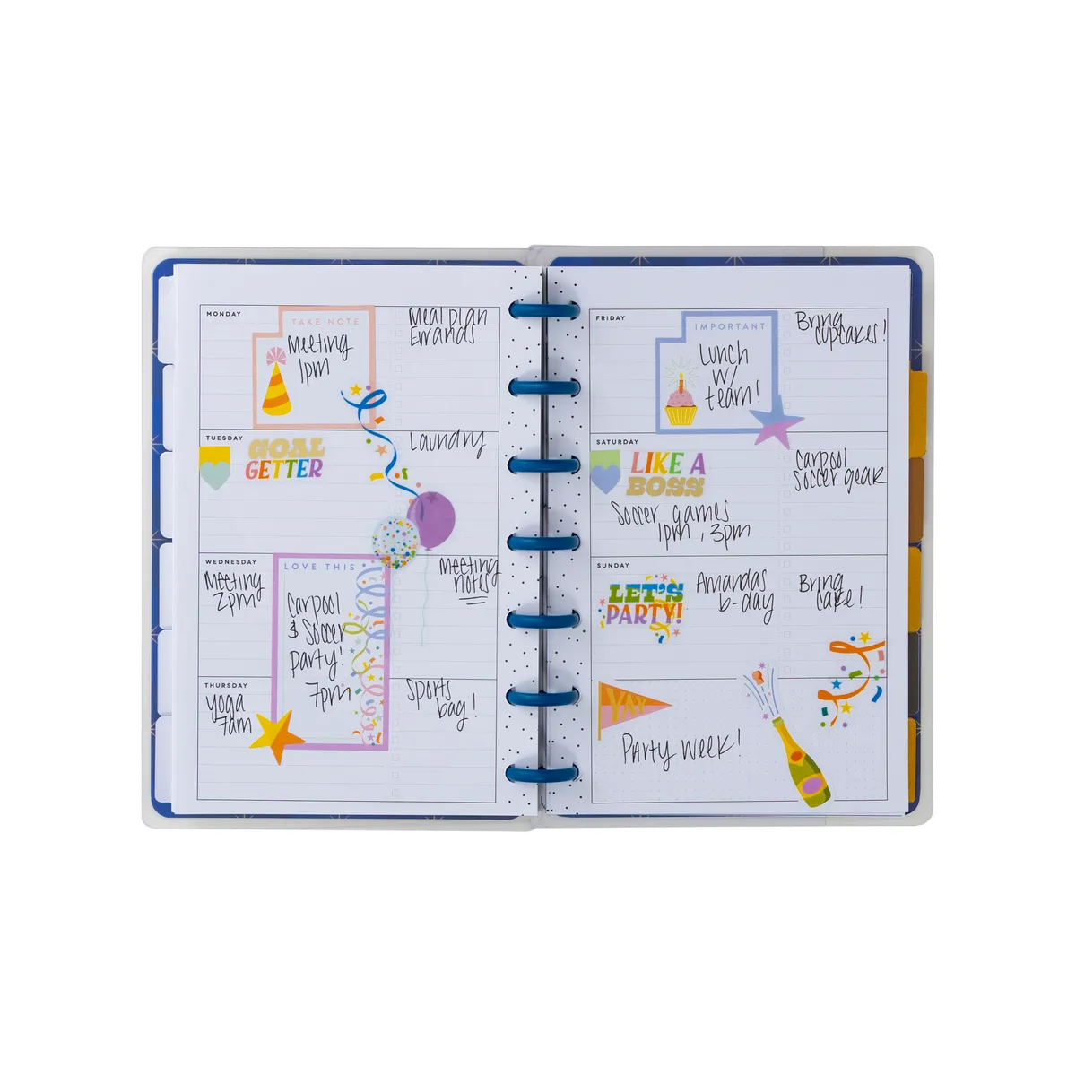 Happy Planner Share Your Magic agenda Mini horizontal non daté