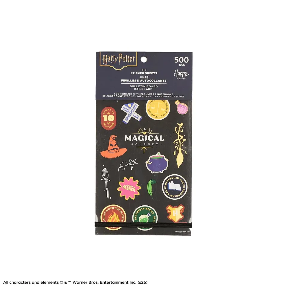 Happy Planner Harry Potter stickers Big 30 pages classe