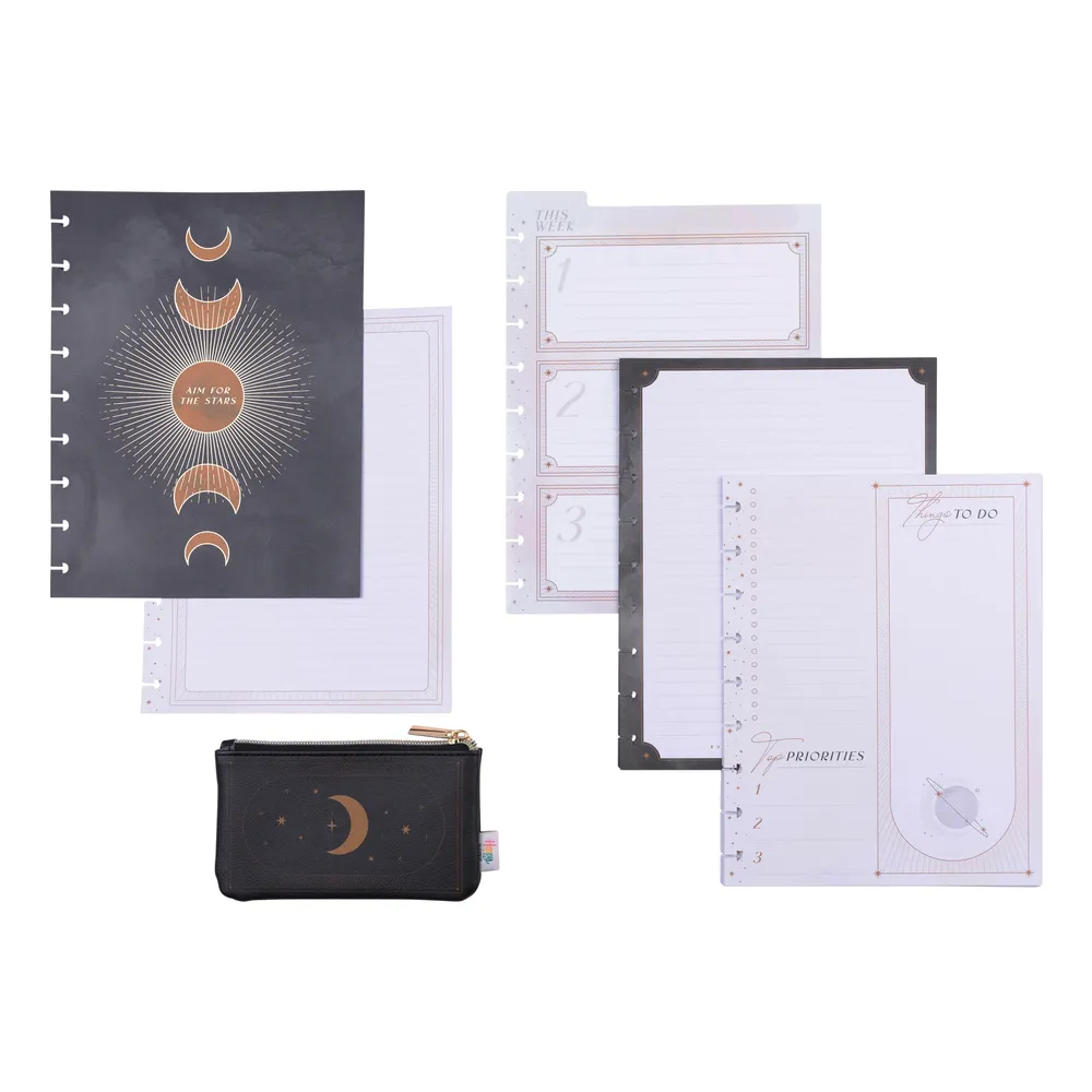 Happy Planner Sophisticated Stargazer compagnon Classic à anneaux