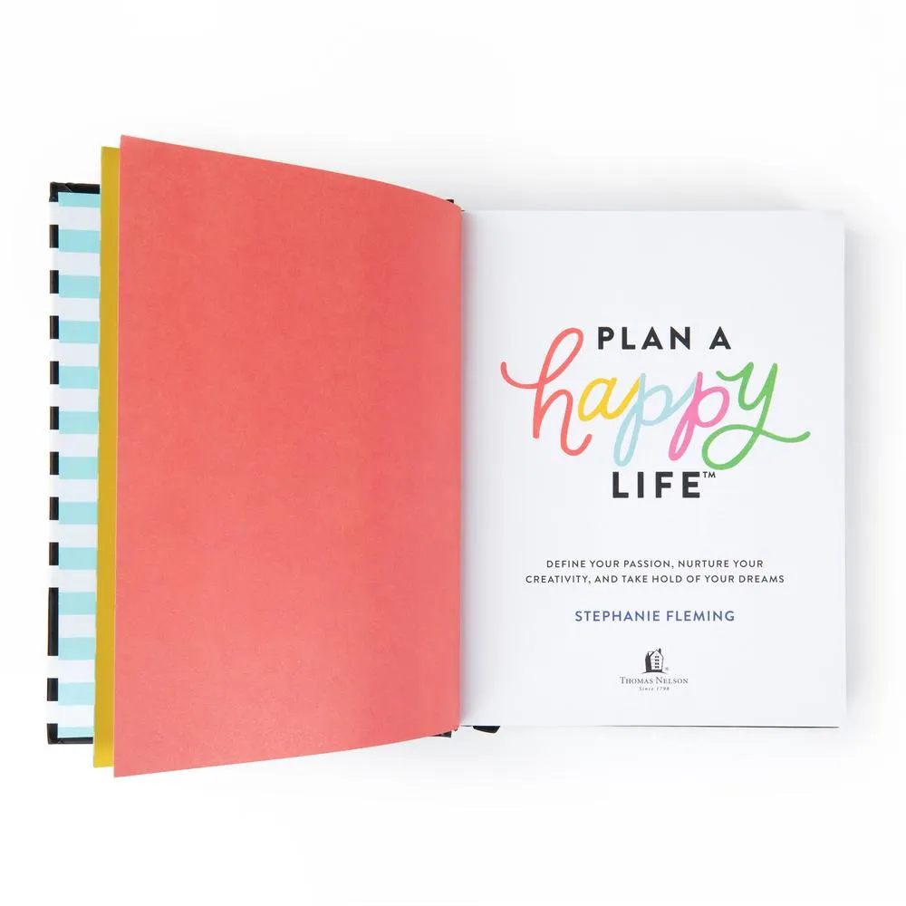 Happy Planner Plan A Happy Life livre organisation Stephanie Fleming
