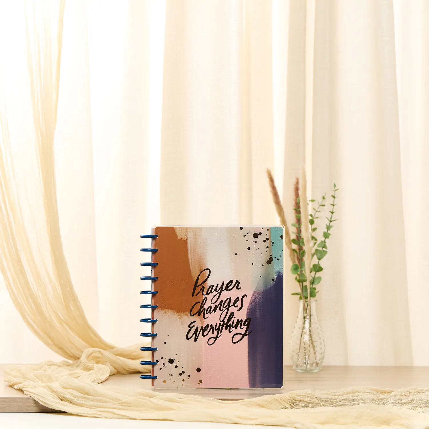 Happy Planner Watercolor Grace Faith 2026 agenda Big 12 mois prière