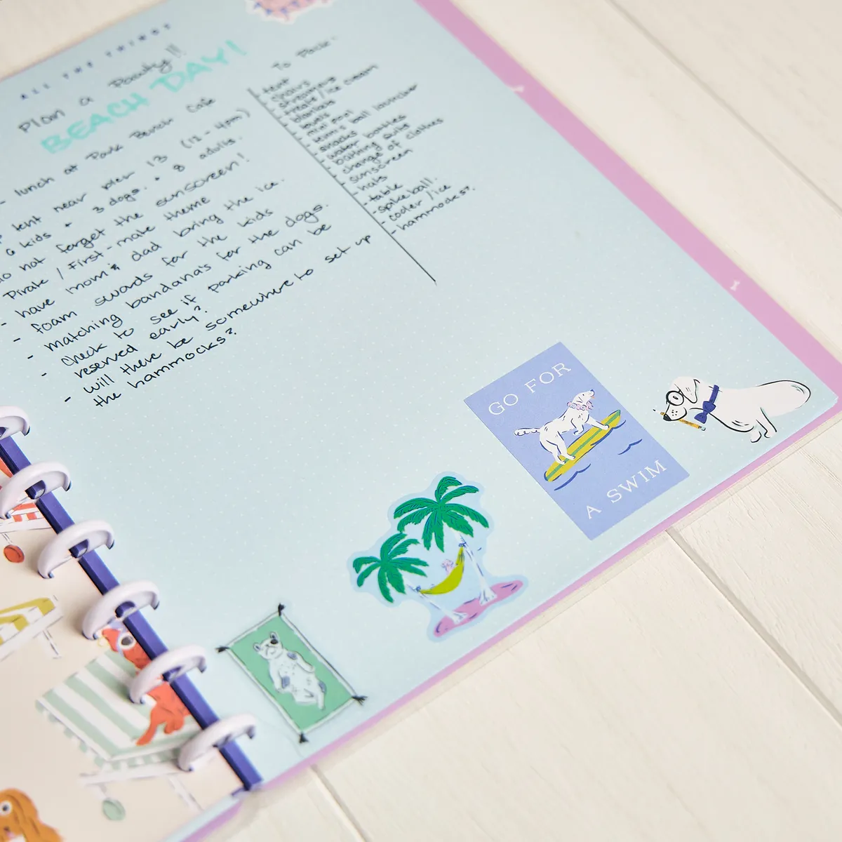 Happy Planner Dogs carnet pointillé grand 60 feuilles
