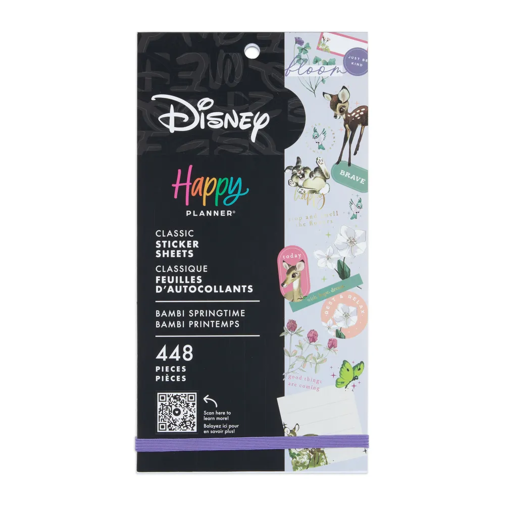 Happy Planner Disney Bambi Springtime stickers 448 pcs