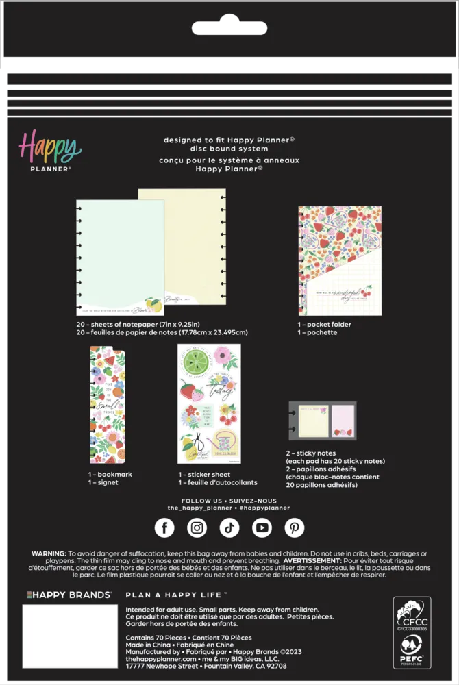 Happy Planner Heart & Home kit accessoires classic