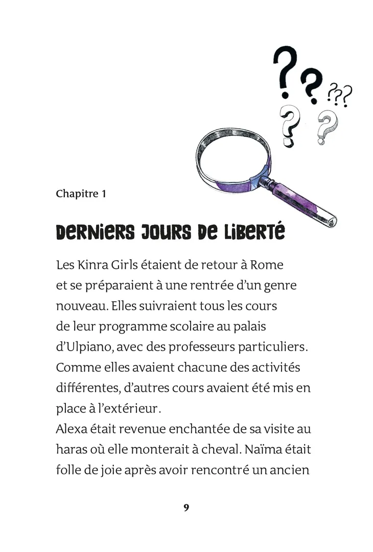 Kinra Girls Destination Mystère prisonnière Tour T5 roman