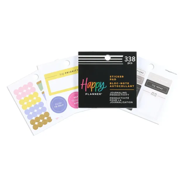 Happy Planner Journaling Productivity mini stickers 338