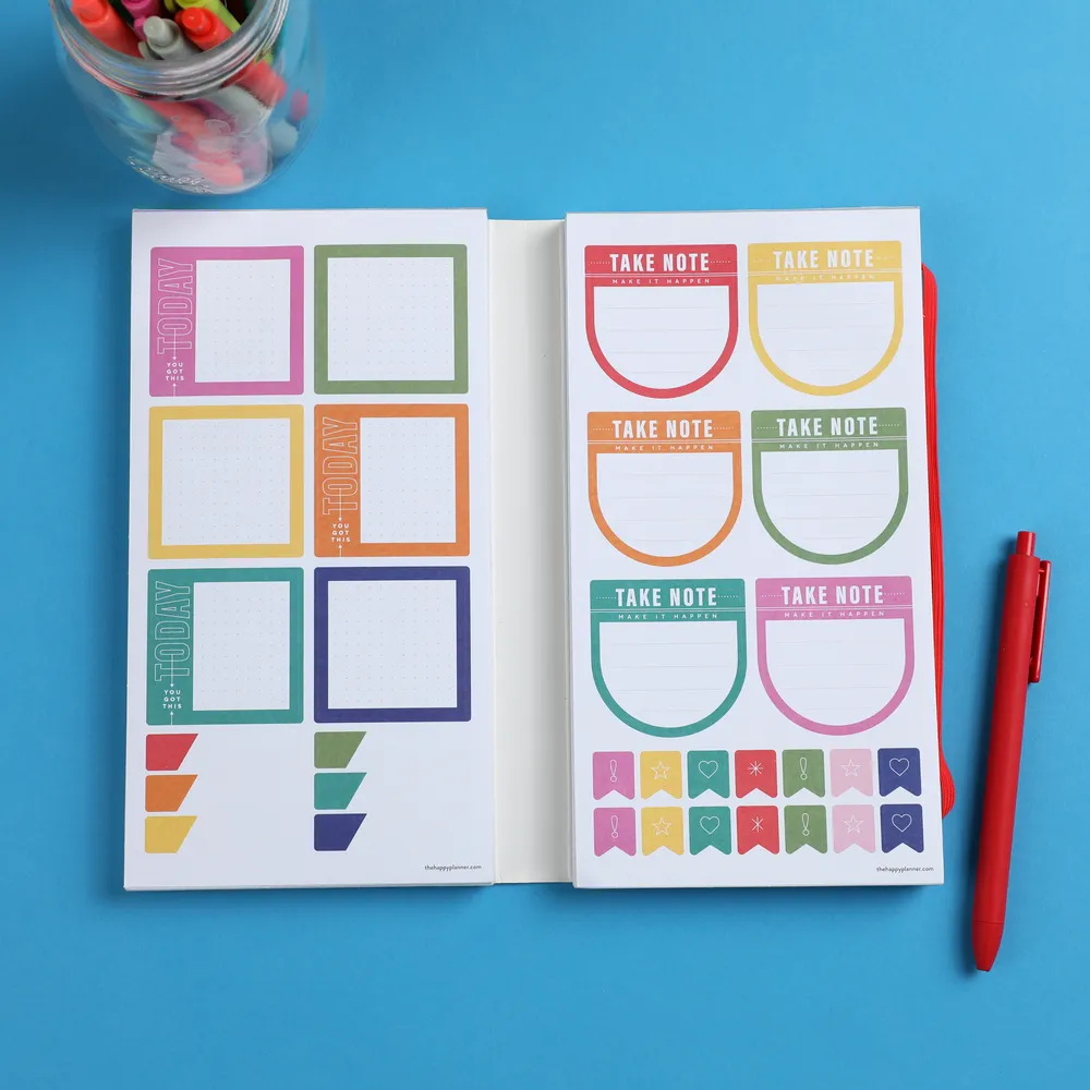 Happy Planner Essentials Mega Value Pack autocollants 100 feuilles vives