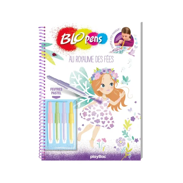 Blopens Au royaume des fées cahier créatif pochoirs