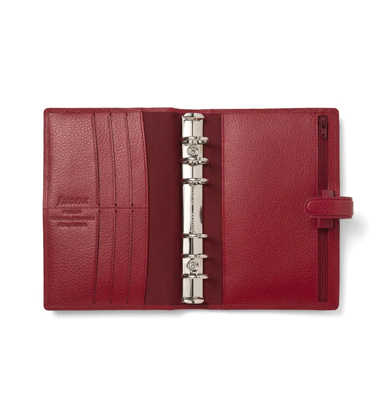 Filofax Finsbury Personal organiseur cuir scarlet