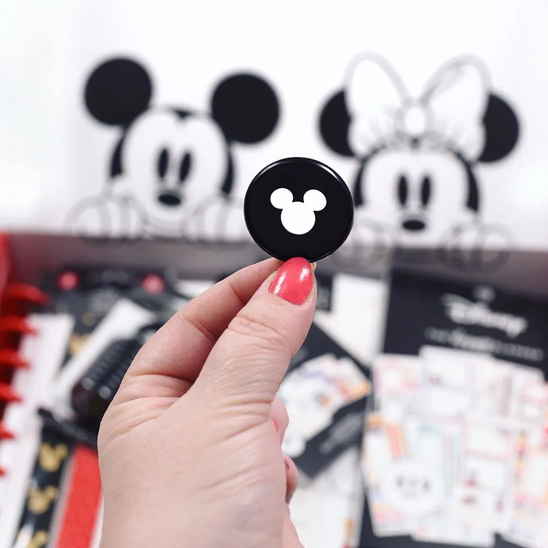 Happy Planner Mickey Mouse disques plastique Medium noir