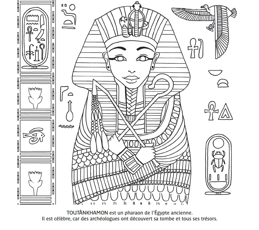 Frigobloc Ma pochette Egypte cartes à gratter loisir créatif