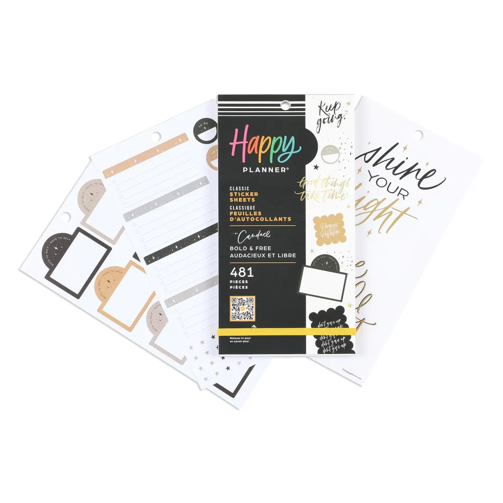 Happy Planner Bold Free Candace stickers 481 citations