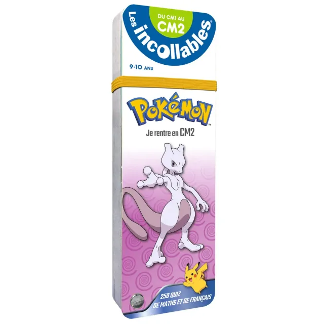 Les Incollables Pokémon Je rentre en CM2 éventail quiz 9/10 ans