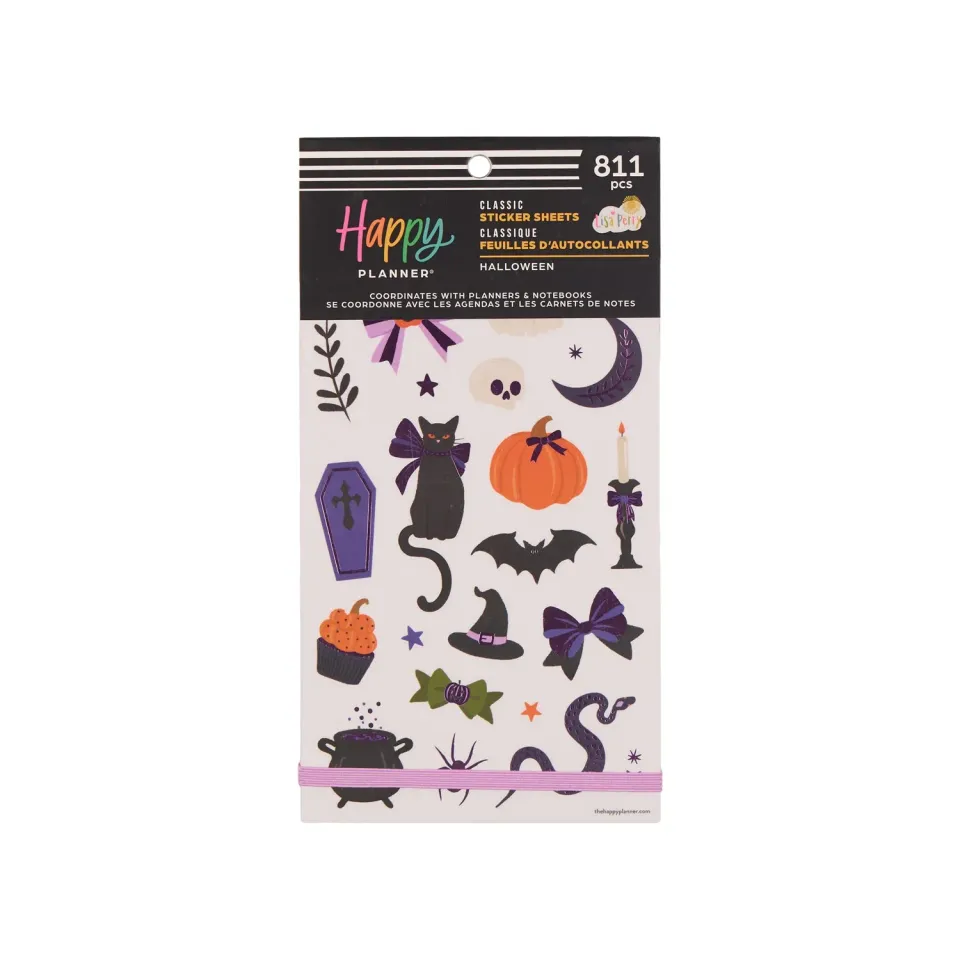 Happy Planner Halloween Vibes stickers value pack 811