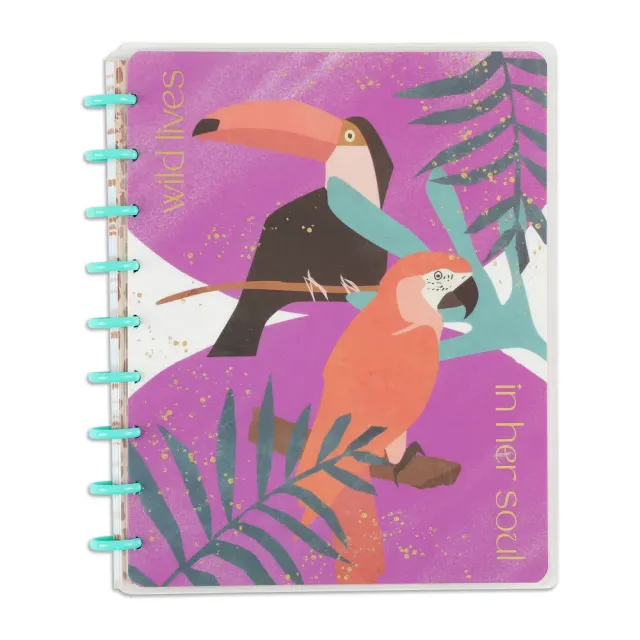 Happy Planner Tropical Boho carnet pointillé 60 feuilles