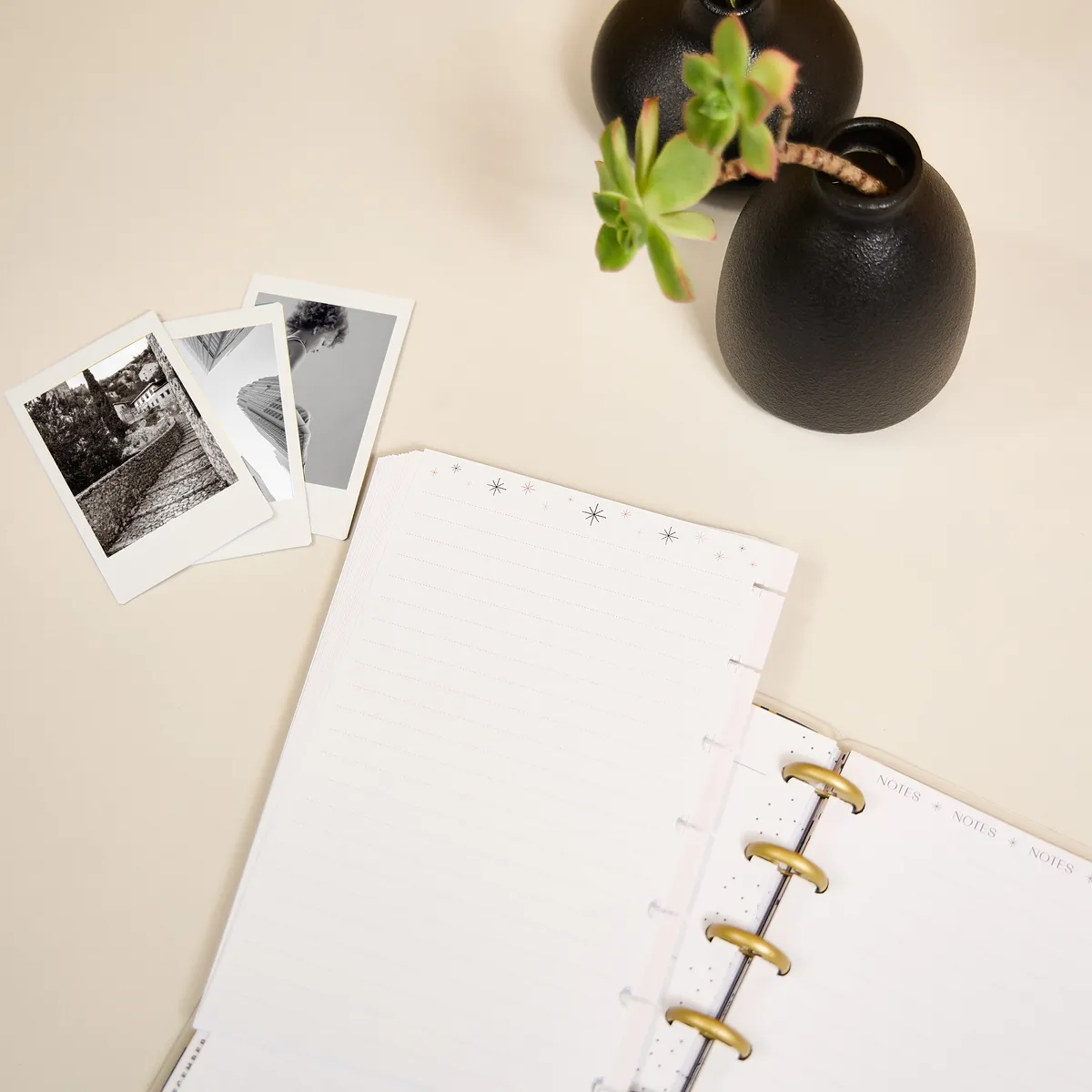 Happy Planner Modern Craft recharge mini pointillé ligné 40 feuilles