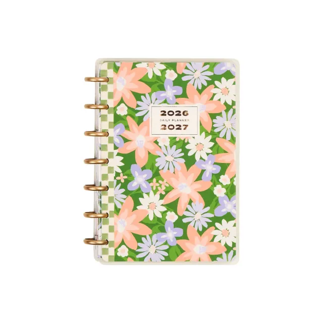 Happy Planner Blossom Bright agenda Mini dashboard 12 mois fleuri