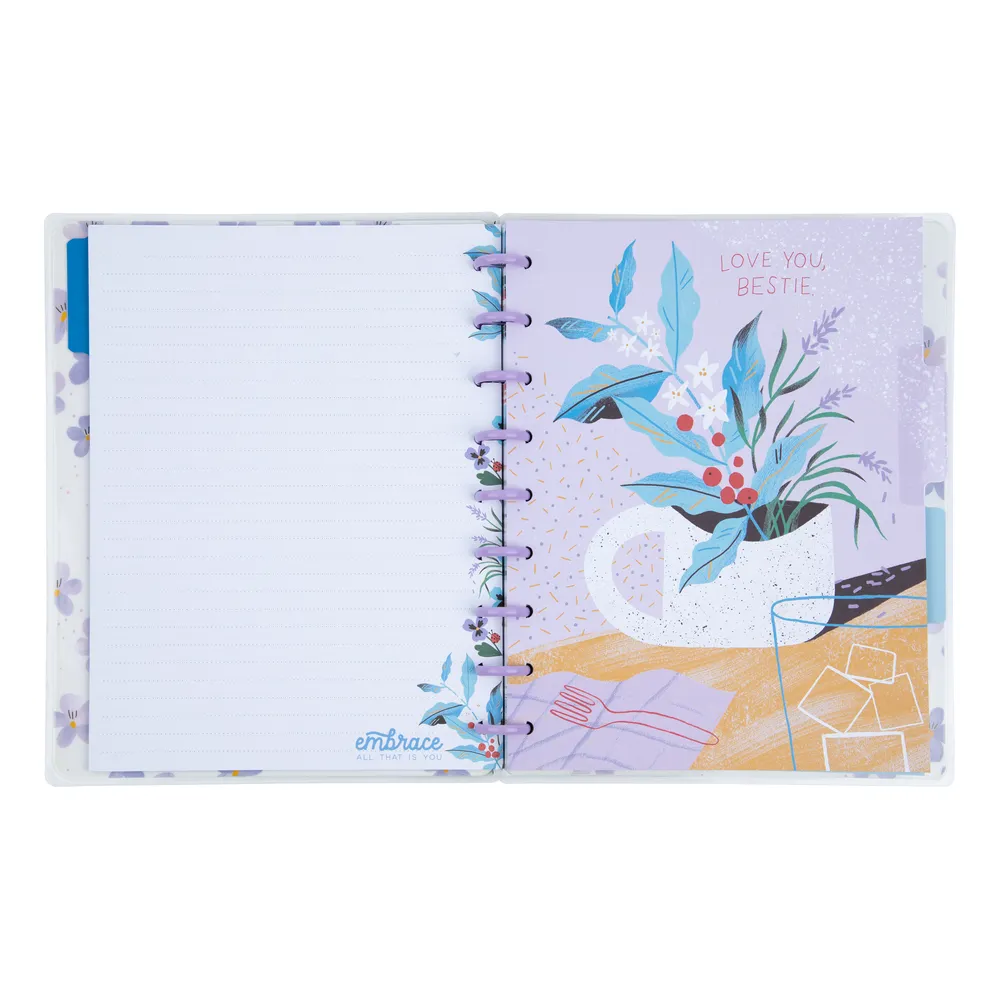 Happy Planner Blooming Pride carnet classic 60 feuilles pointillé ligné